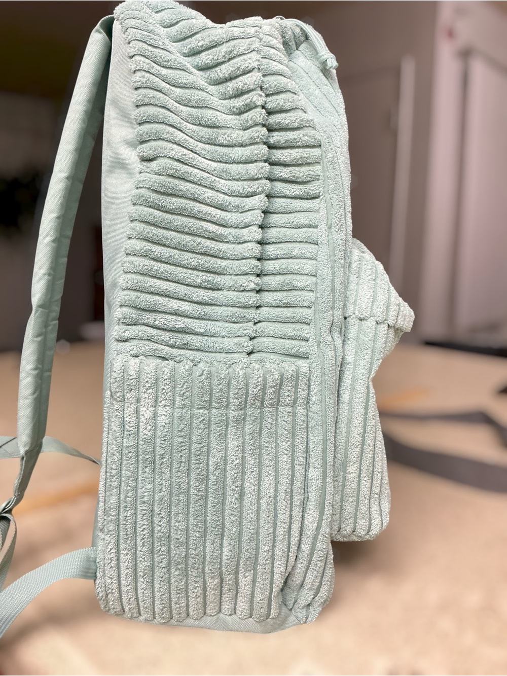 JanSport SuperBreak Plus FX Surreal
Corduroy Backpack Faded Sage Green - Picture 7 of 13